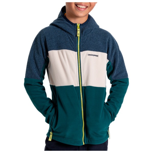 Craghoppers - Kid's Bindloe Kapuzenjacke - Fleecejacke Gr 152 blau von Craghoppers