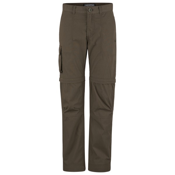 Craghoppers - Kid's Kiwi Cargo II Convertible Hose - Zip-Off-Hose Gr 140 braun von Craghoppers