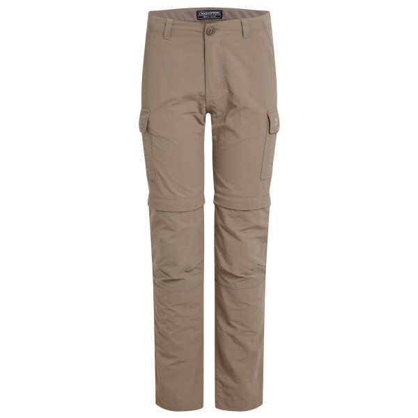 Craghoppers - Kid's NosiLife Convertible Trousers - Trekkinghose Gr 116 braun/beige von Craghoppers