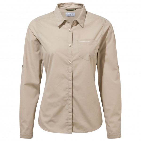 Craghoppers - Women's Kiwi II L/S Shirt - Bluse Gr 34;36;38;40;42;44;46;48 beige/grau Craghoppers - Women's Kiwi II L/S Shirt - Bluse Gr 34;36;38;40;42;44;46;48 beige/grau von Craghoppers