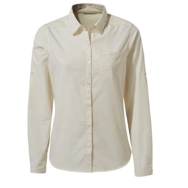Craghoppers - Women's Kiwi II L/S Shirt - Bluse Gr 42 beige/grau von Craghoppers