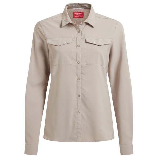Craghoppers - Women's Nosilife Pro Langarm Bluse V - Bluse Gr 42 grau Craghoppers - Women's Nosilife Pro Langarm Bluse V - Bluse Gr 42 grau von Craghoppers
