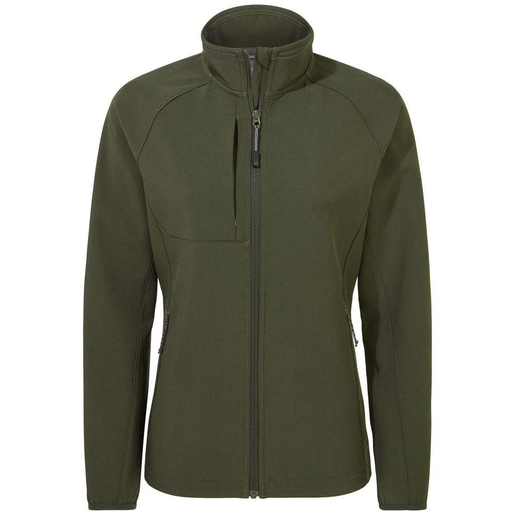 Expert Basecamp Softshelljacke Damen Dunkelgrün 44 von Craghoppers