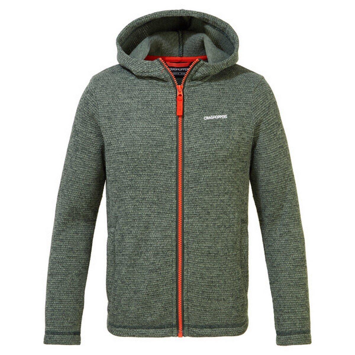 Shiloh Fleecejacke Mit Kapuze Jungen Grün 140 von Craghoppers