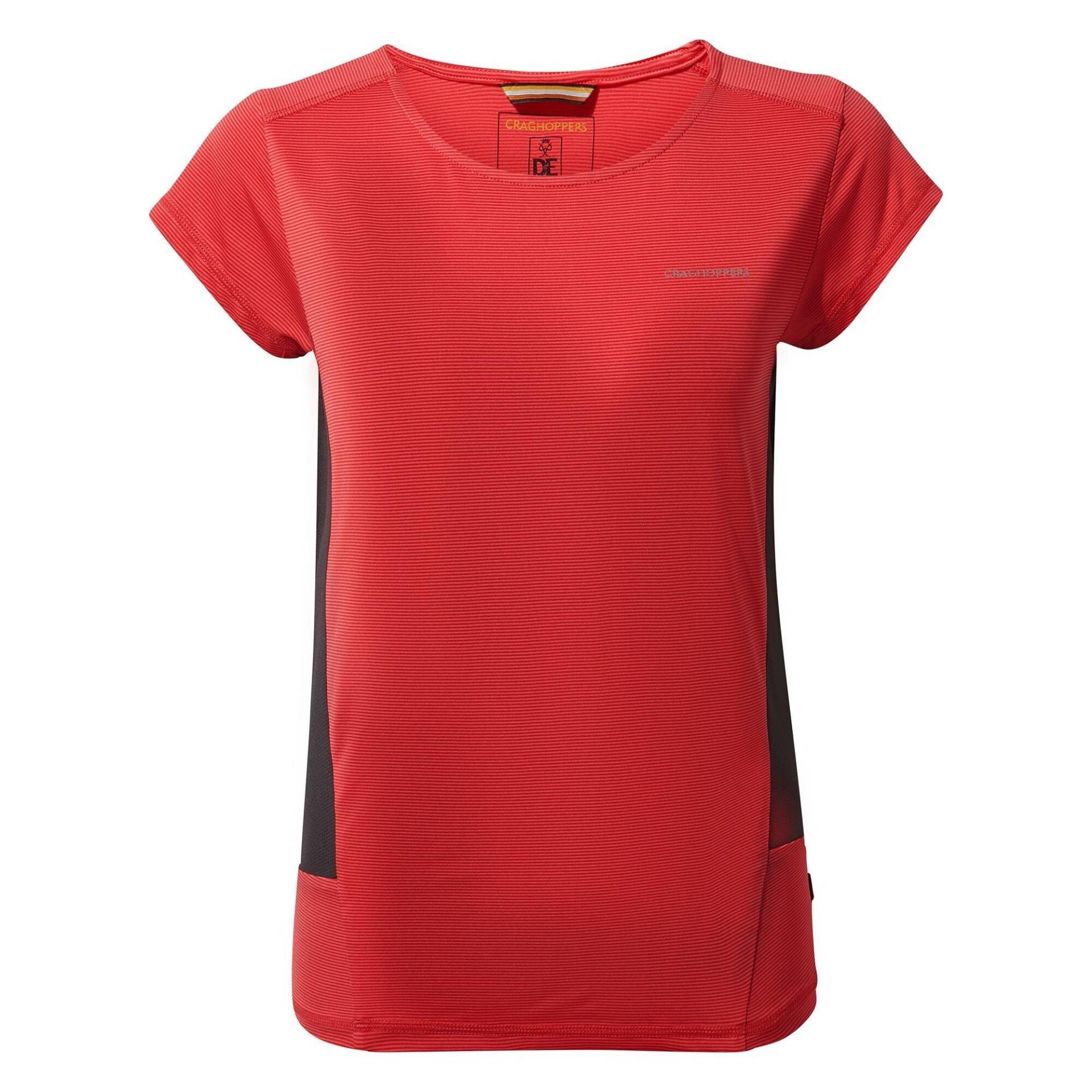 Tshirt Atmos Kurzärmlig Damen Rot Bunt 40 von Craghoppers