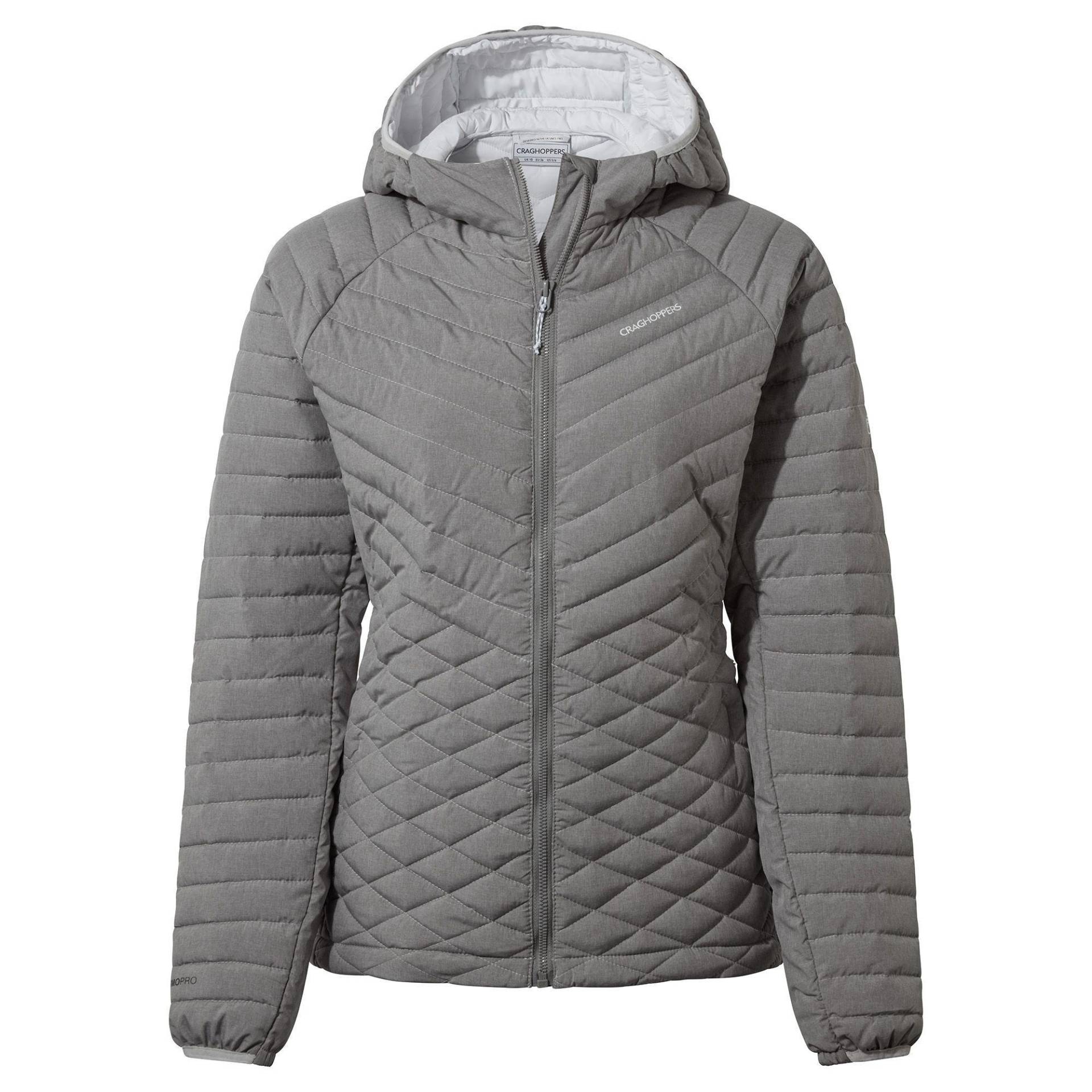 "expolite" Kapuzenjacke Damen Grau 42 von Craghoppers