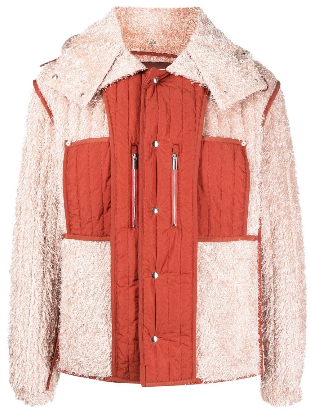 Craig Green Reversible Fluffy hooded jacket - Red von Craig Green