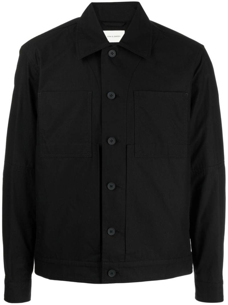 Craig Green classic-collar shirt jacket - Black von Craig Green