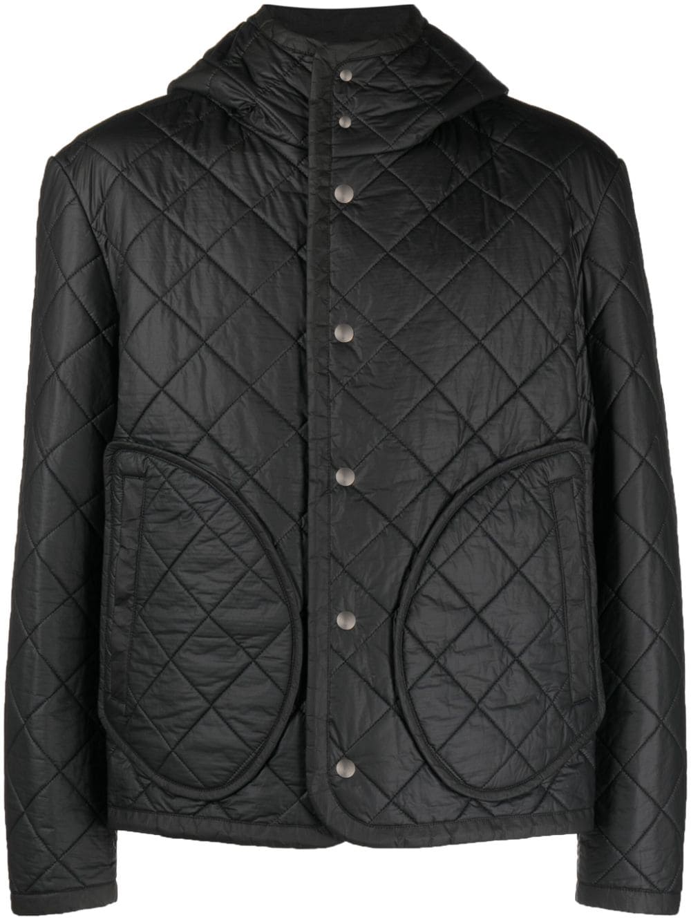 Craig Green diamond-quilted hooded jacket - Black von Craig Green