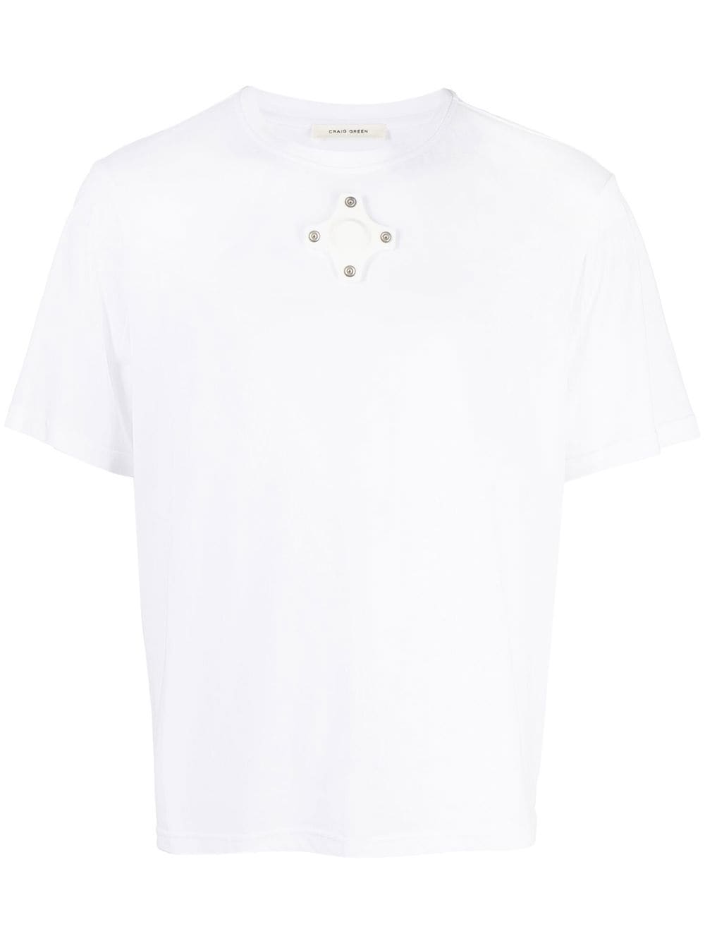 Craig Green eyelet-detail short-sleeve T-shirt - White von Craig Green