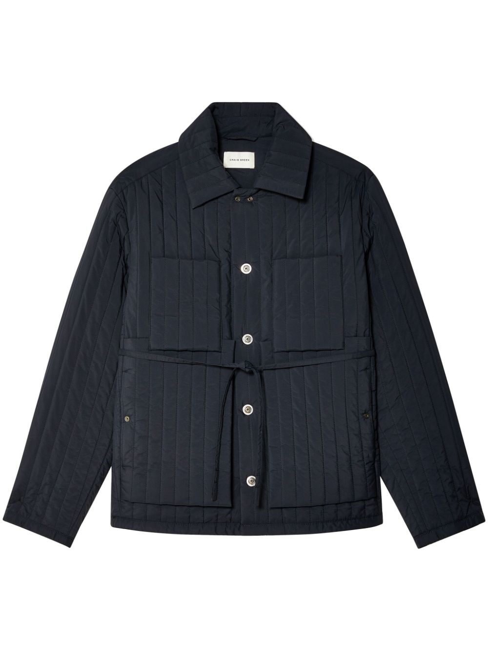 Craig Green quilted shirt jacket - Black von Craig Green