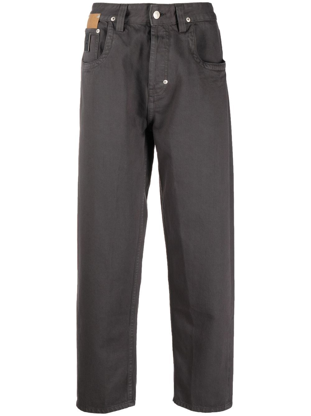 Craig Green straight-leg cropped jeans - Grey von Craig Green