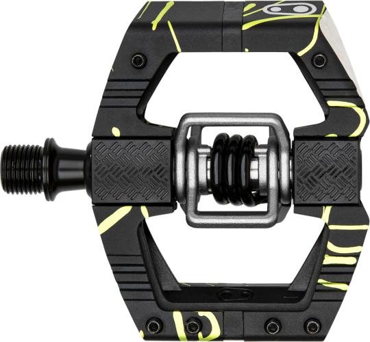 Crankbrothers Pedal Mallet E LS Splatter - lime grün Crankbrothers Pedal Mallet E LS Splatter - lime grün von Crankbrothers