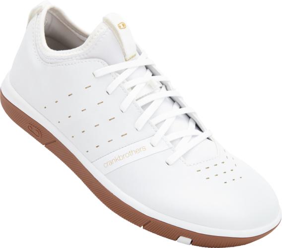 Crankbrothers Schuhe Stamp Street Lace - weiss-gold (Grösse: 43.5) von Crankbrothers