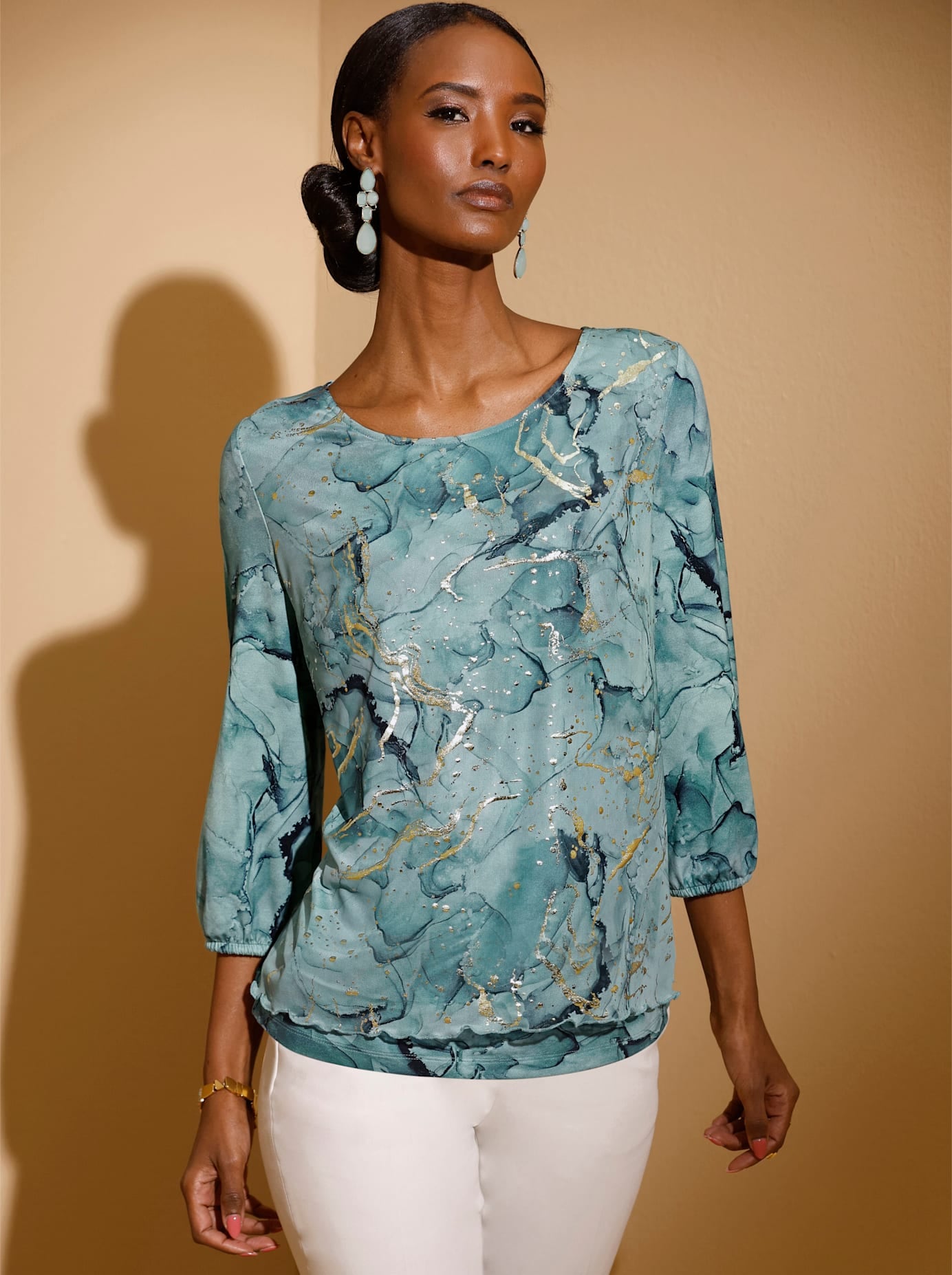 creation L 3/4-Arm-Shirt »Mesh-Shirt«, (1 tlg.) creation L 3/4-Arm-Shirt »Mesh-Shirt«, (1 tlg.) von Creation L