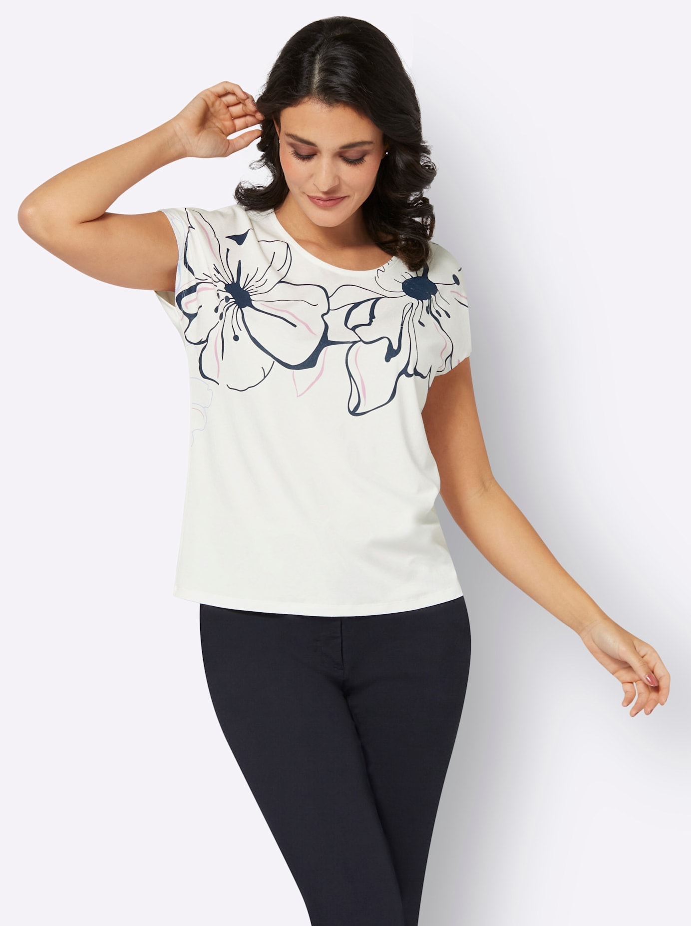 creation L Kurzarmshirt »Shirt«, (1 tlg.) von Creation L