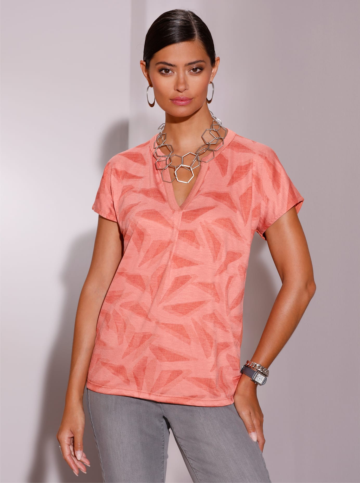 creation L Kurzarmshirt »Shirt«, (1 tlg.) von Creation L