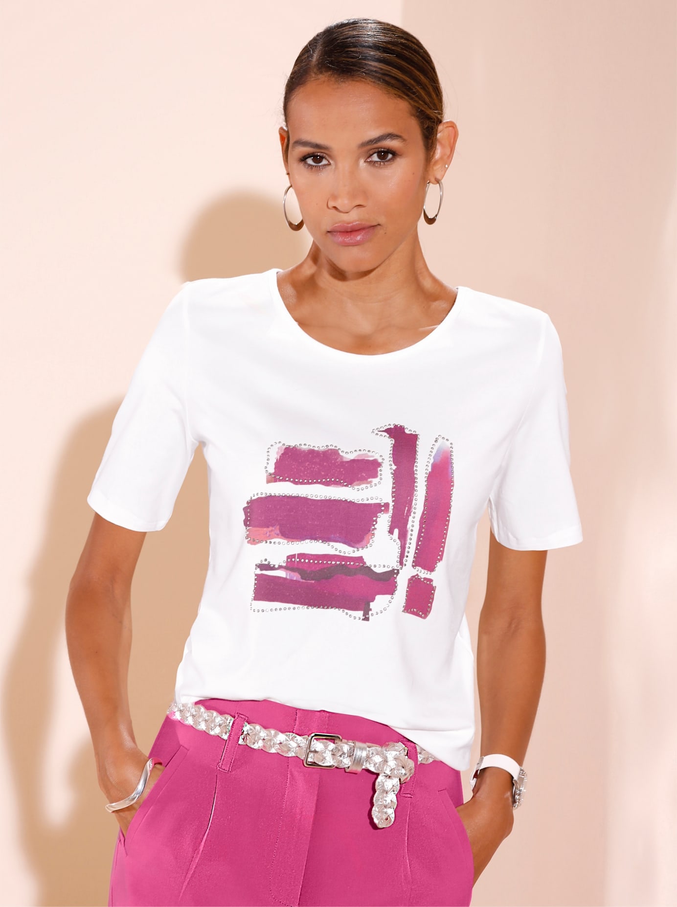 creation L Kurzarmshirt »Shirt«, (1 tlg.) von Creation L