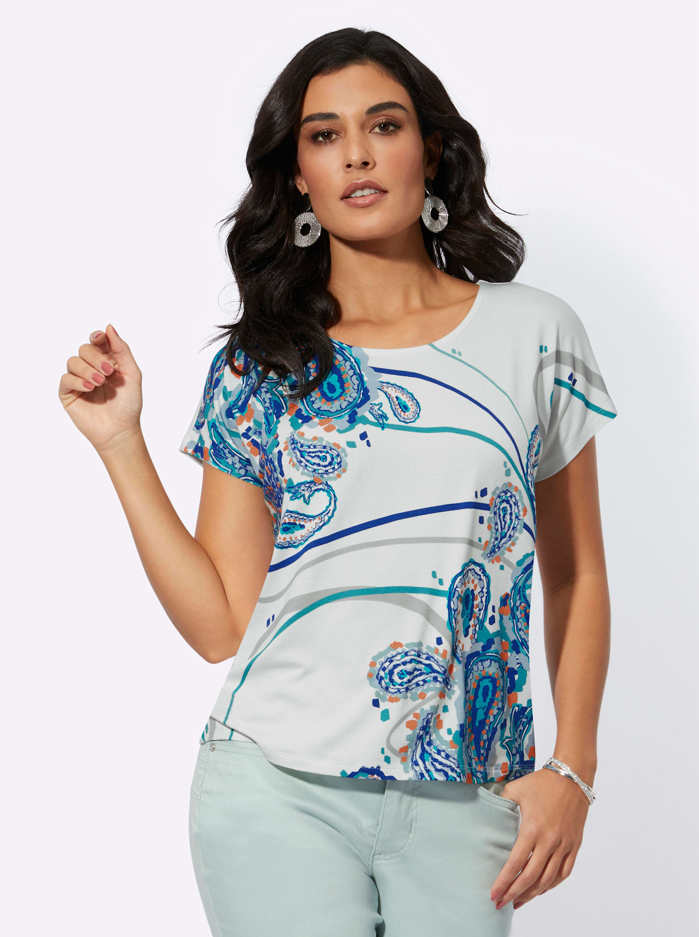 creation L Print-Shirt »Druck-Shirt«, (1 tlg.) creation L Print-Shirt »Druck-Shirt«, (1 tlg.) von Creation L