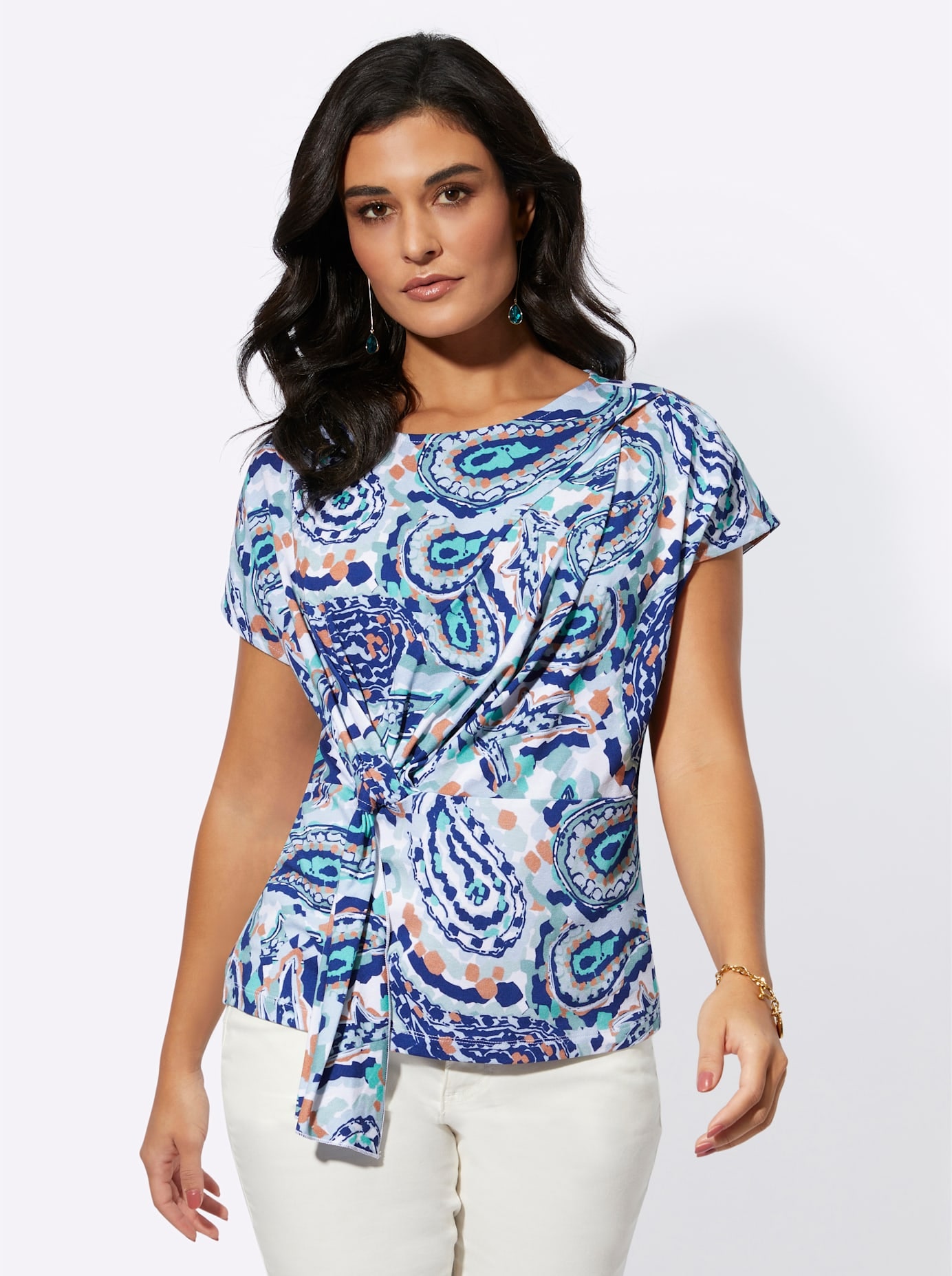 creation L Print-Shirt »Lyocell-Shirt«, (1 tlg.) creation L Print-Shirt »Lyocell-Shirt«, (1 tlg.) von Creation L