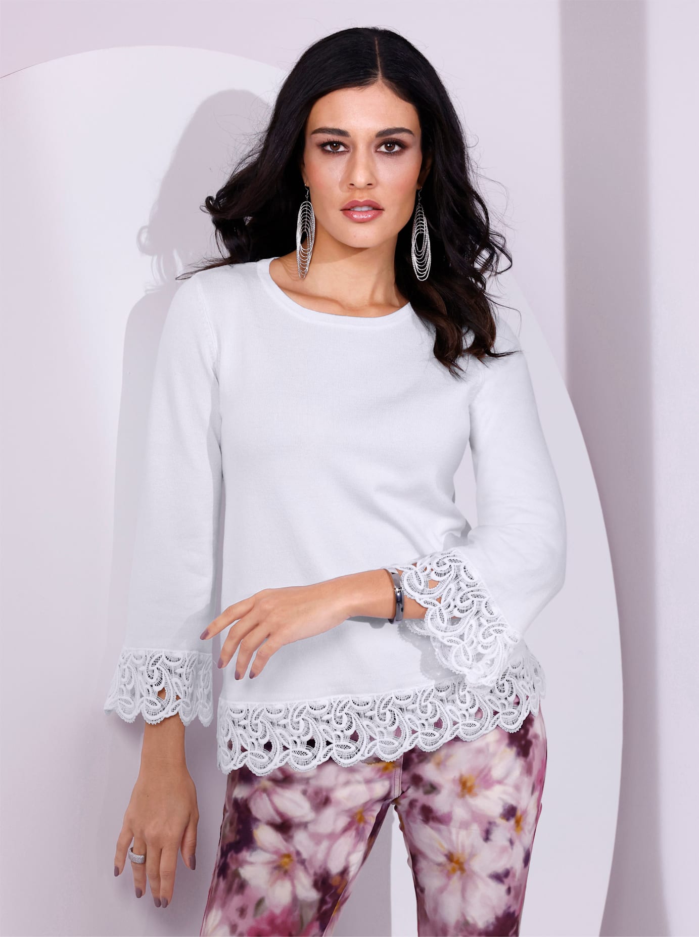 creation L Rundhalspullover »Pullover« creation L Rundhalspullover »Pullover« von Creation L