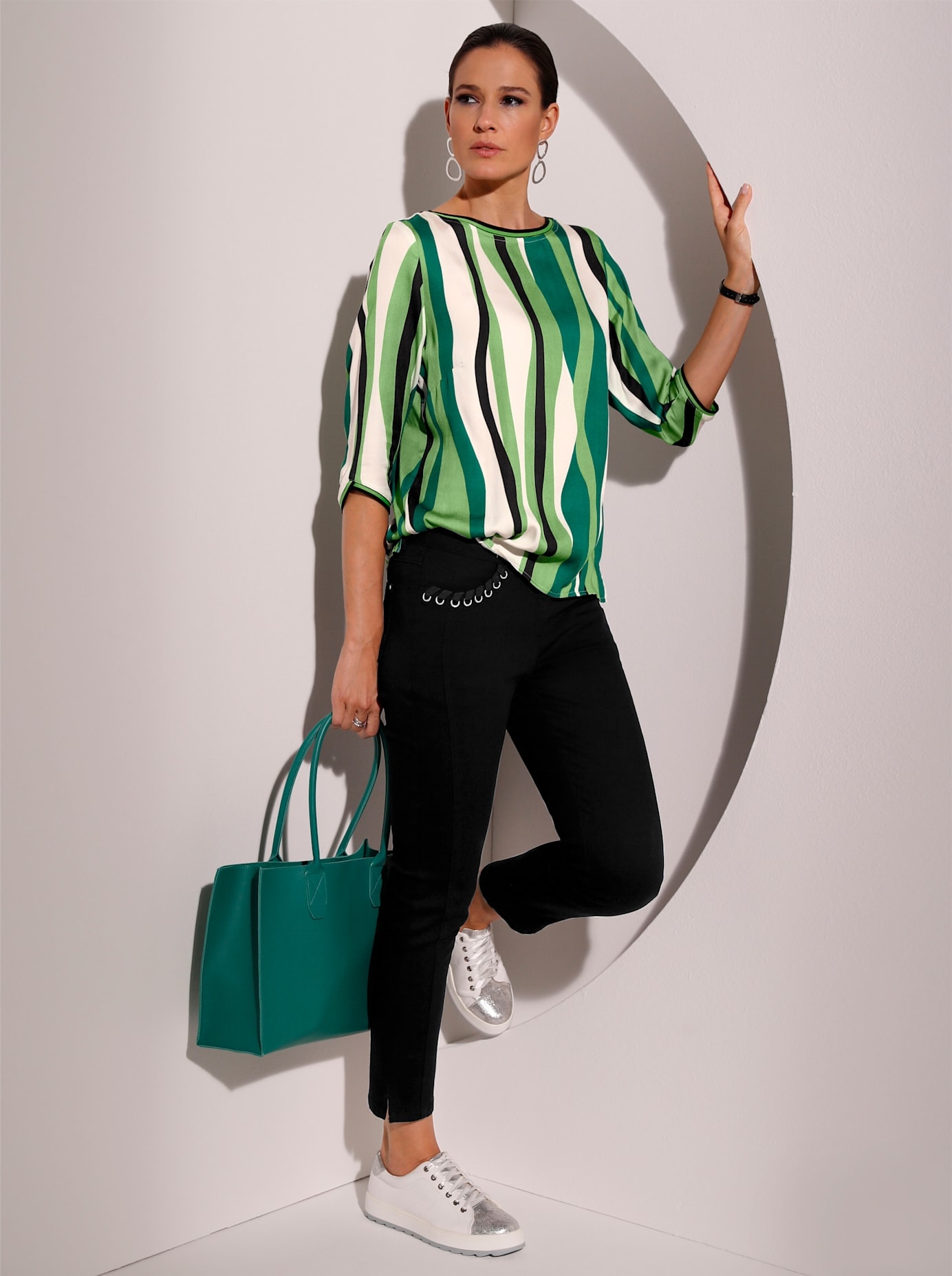 creation L Satinbluse creation L Satinbluse von Creation L
