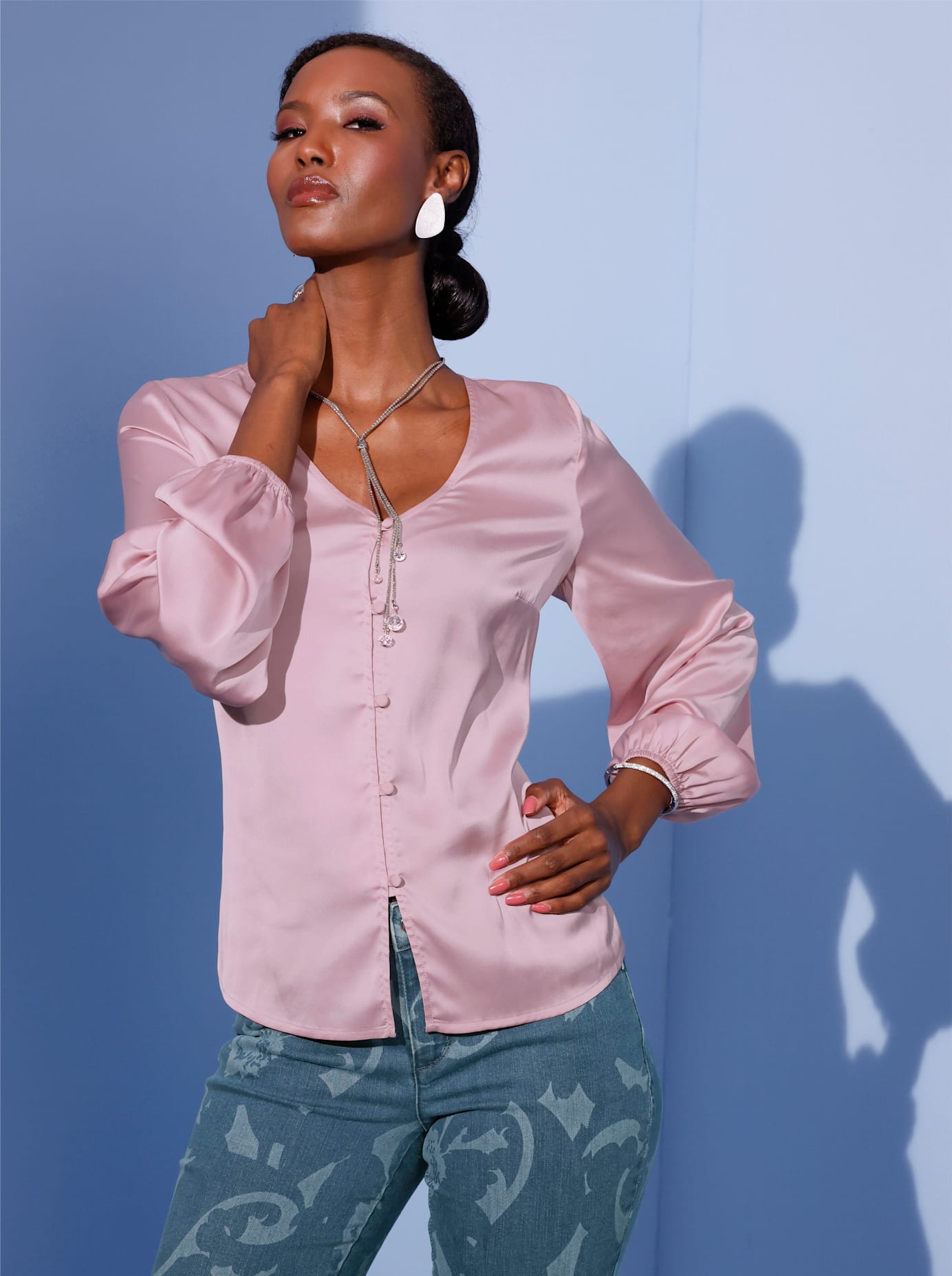 creation L Satinbluse creation L Satinbluse von Creation L