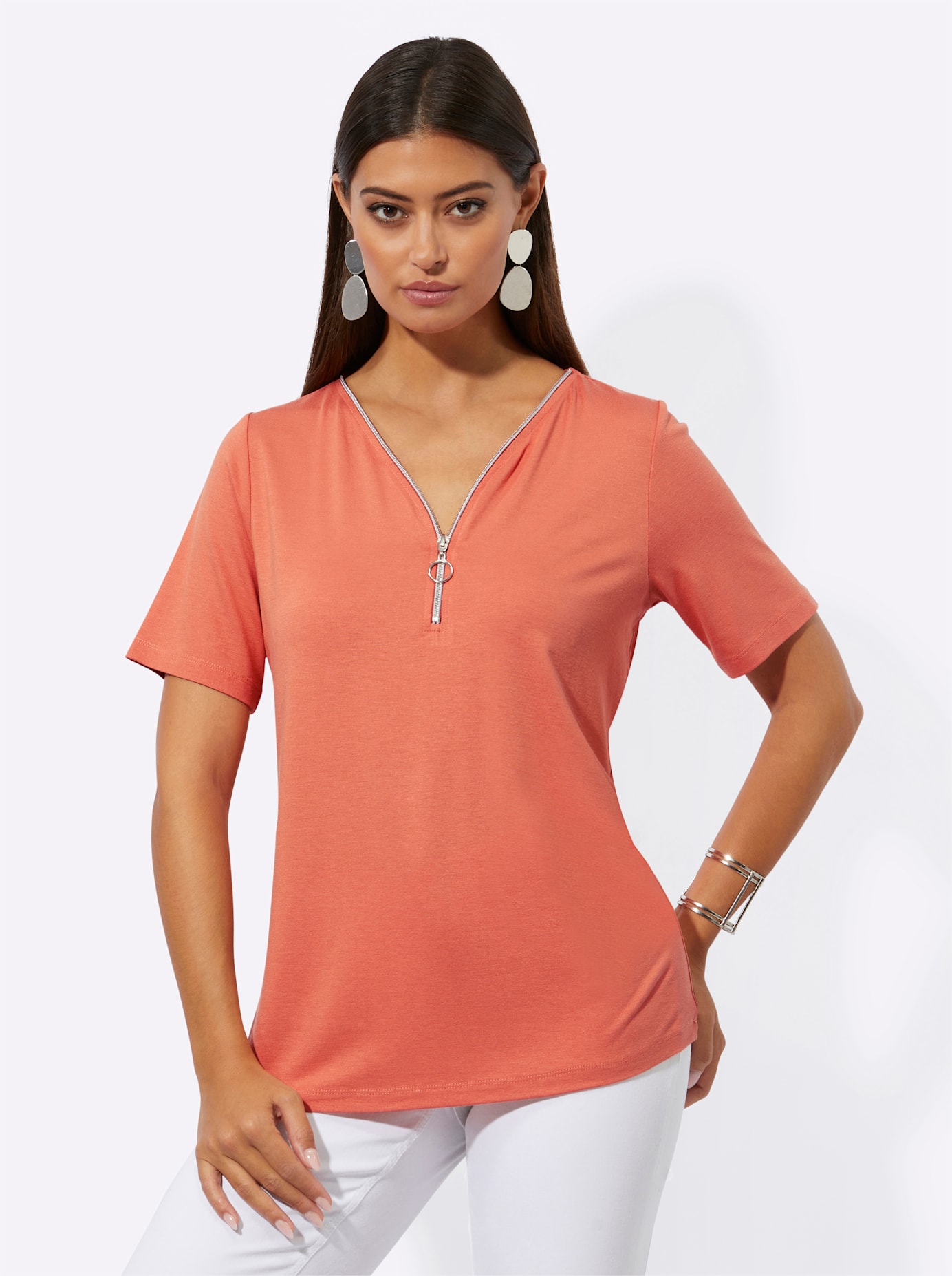 creation L V-Shirt »Shirt«, (1 tlg.) creation L V-Shirt »Shirt«, (1 tlg.) von Creation L