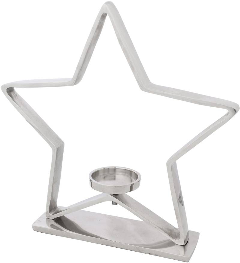 Creativ deco Kerzenhalter »Weihnachtsdeko«, (1 St.), in Stern-Form, Höhe ca. 42 cm von Creativ deco