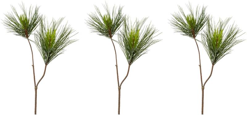 Creativ green Winterliche Kunstpflanze »Weihnachtsdeko«, Zweig benadelt, 3er-Set von Creativ green