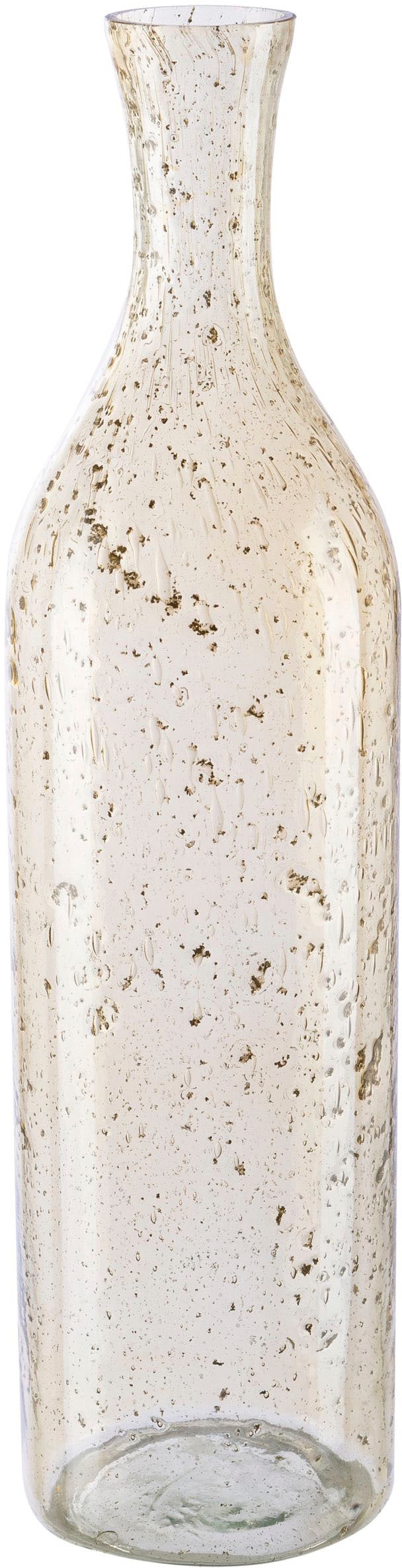 Creativ home Tischvase »Dekovase Marble Finish«, (1 St.), in Flaschenform, mit Farbakzenten von Creativ home