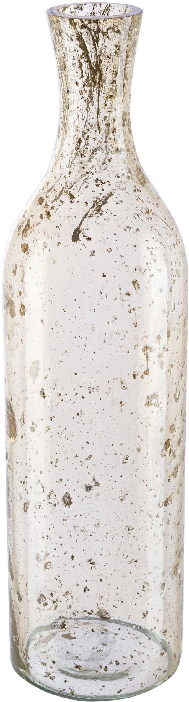 Creativ home Tischvase »Dekovase Marble Finish«, (1 St.), in Flaschenform, mit Farbakzenten von Creativ home