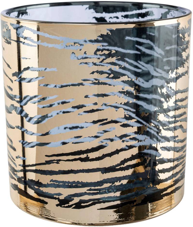 Creativ home Windlicht »Kerzenhalter LEOPARD«, (1 St.), Teelichthalter aus Glas, Höhe ca. 15 cm von Creativ home