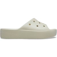 CROCS Badepantoffel Classic Platform Slide beige | 41-42 von Crocs