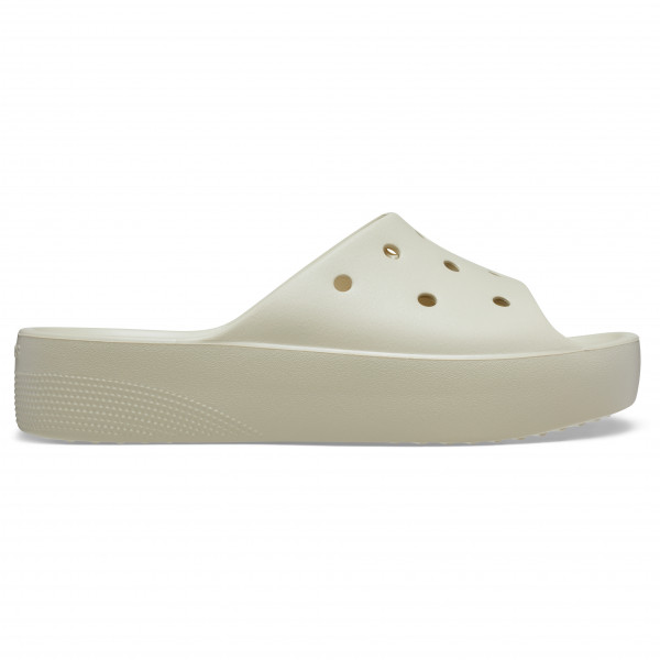 Crocs - Women's Classic Platform Slide - Sandalen Gr 10;11;9 grau/beige;schwarz von Crocs