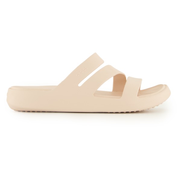 Crocs - Women's Getaway Strappy - Sandalen Gr 8 beige/weiß von Crocs