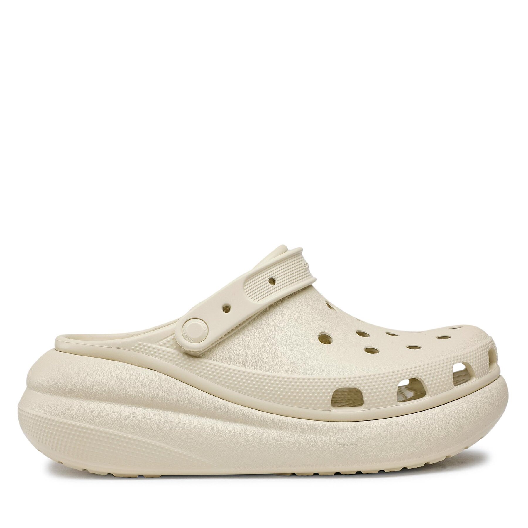 Pantoletten Crocs Classic Crush Clog 207521 Bone von Crocs