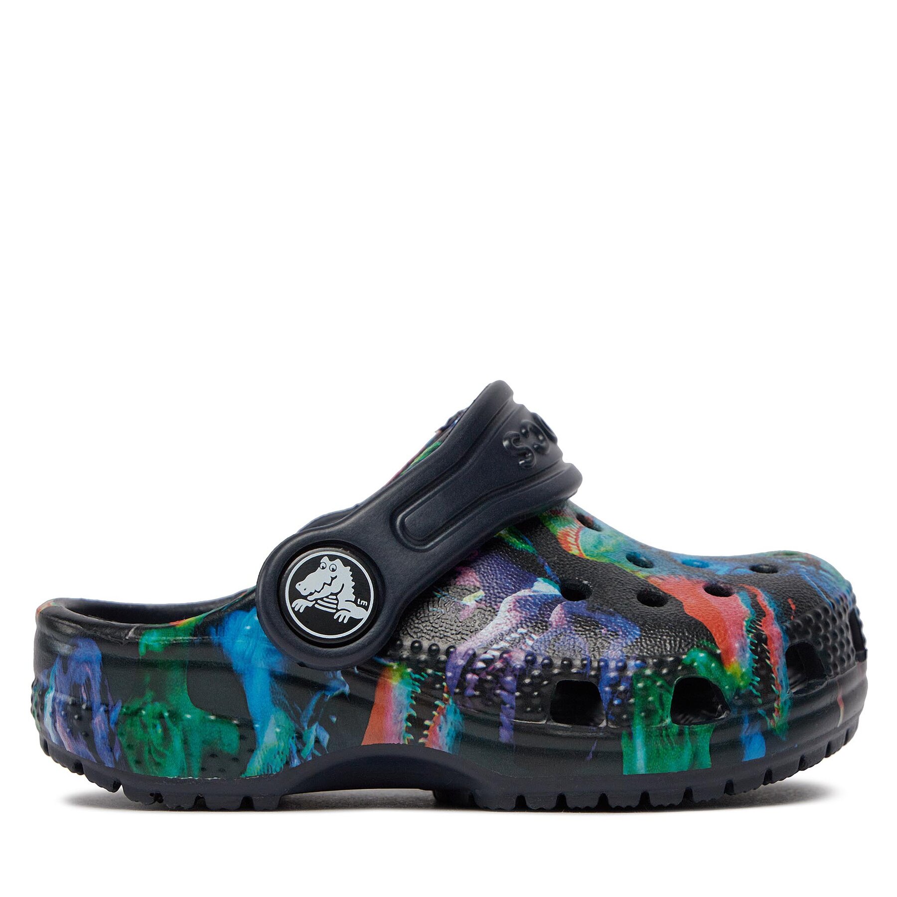 Pantoletten Crocs Classic Dino Clog T 208303 Dunkelblau Pantoletten Crocs Classic Dino Clog T 208303 Dunkelblau von Crocs
