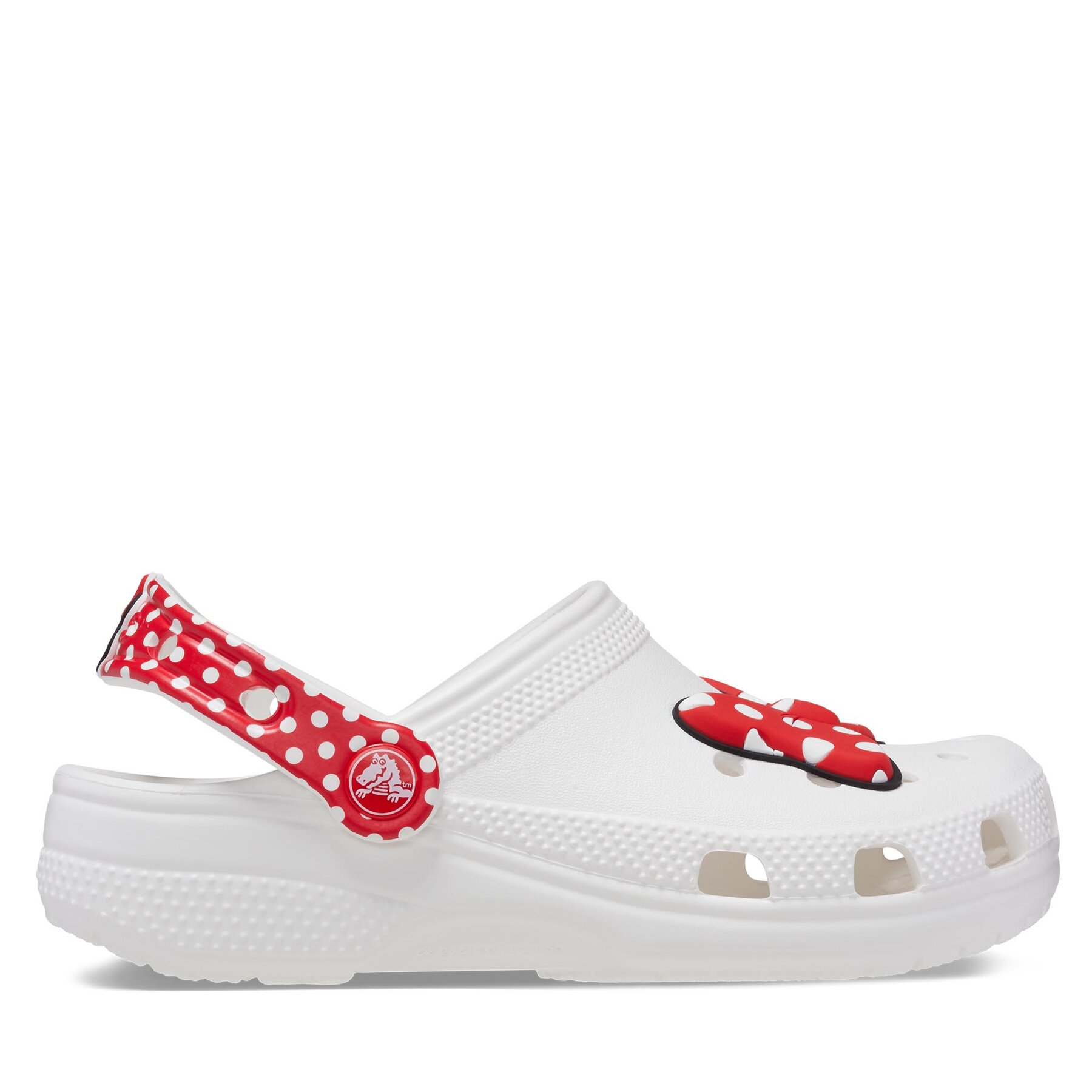 Pantoletten Crocs Classic Disney Minnie Mouse Clog T208710 White/Red 119 von Crocs