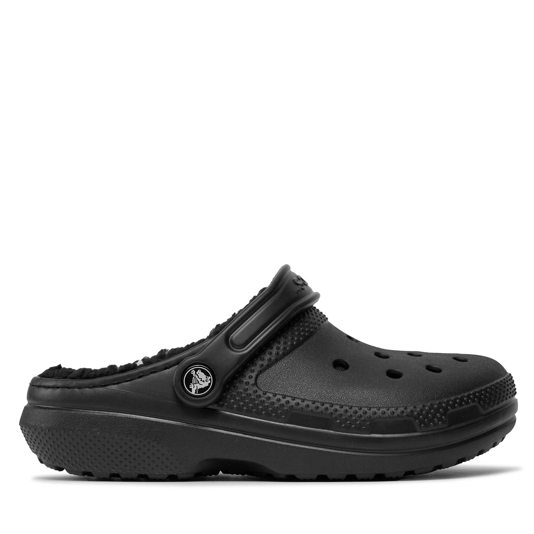 Pantoletten Crocs Classic Lined Clog 203591 Black/Black von Crocs