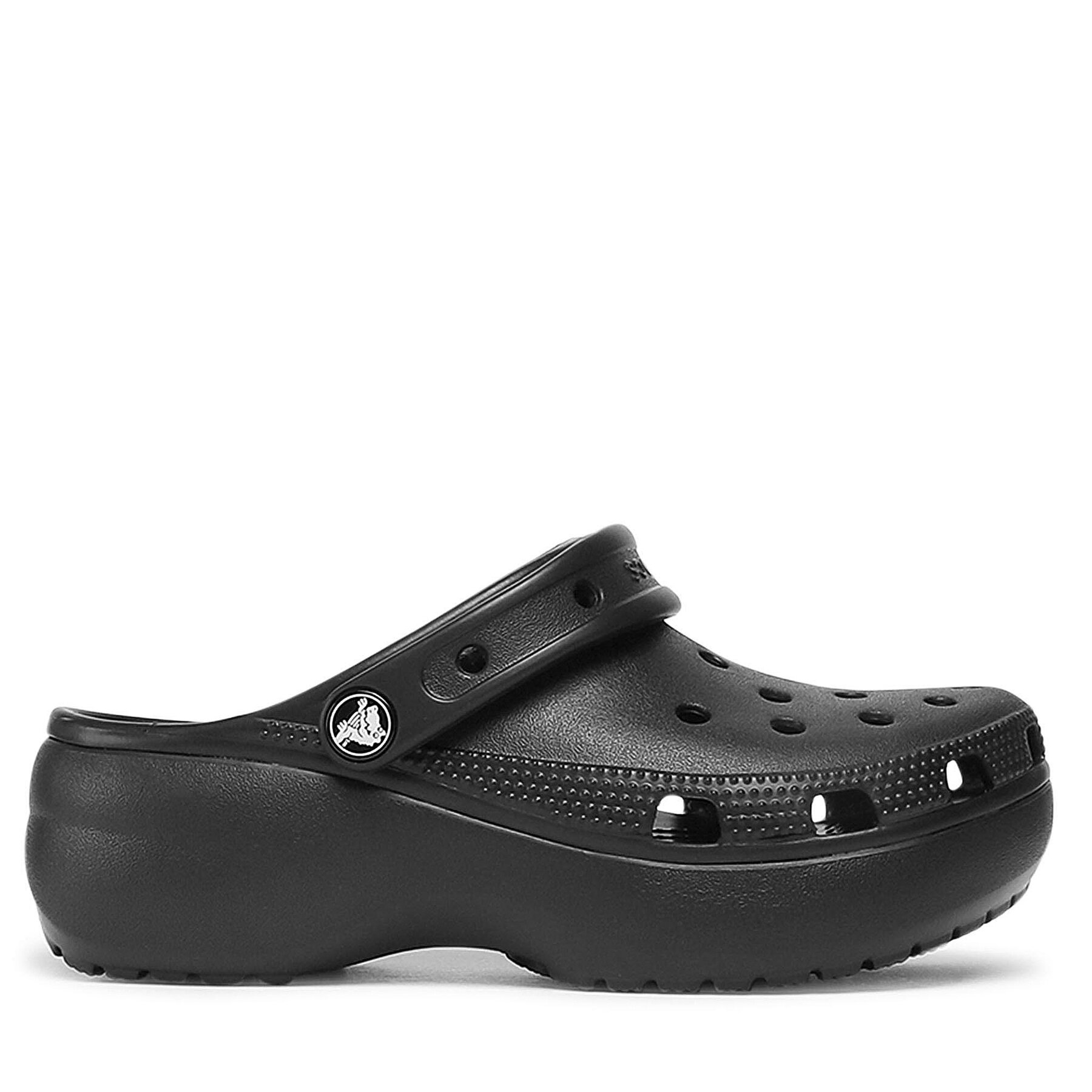 Pantoletten Crocs Classic Platform Clog 206750 Black von Crocs