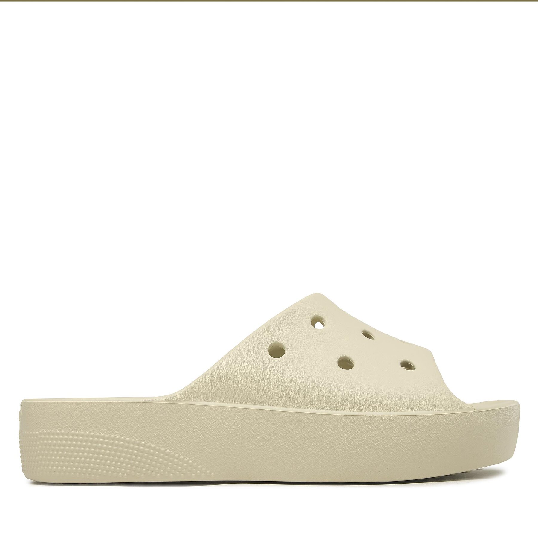 Pantoletten Crocs Classic Platform Slide 208180 Bone von Crocs