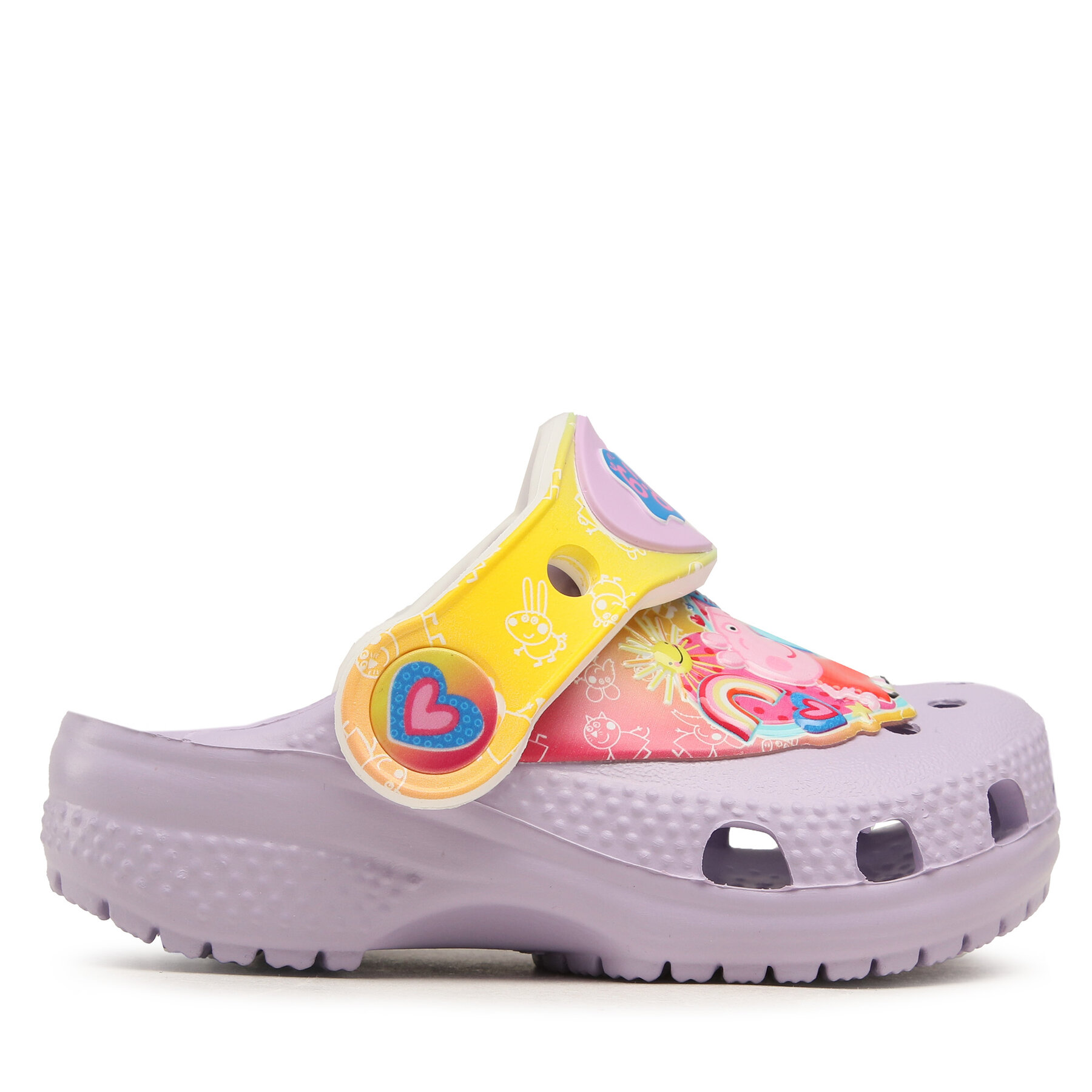 Pantoletten Crocs Cls Fl Iam Peppa Pig Cgt 207915 Lavender von Crocs