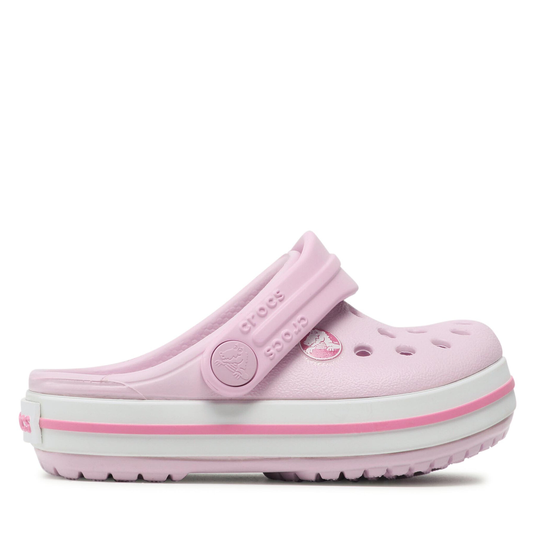 Pantoletten Crocs Crocband Clog T 207005 Ballerina Pink von Crocs