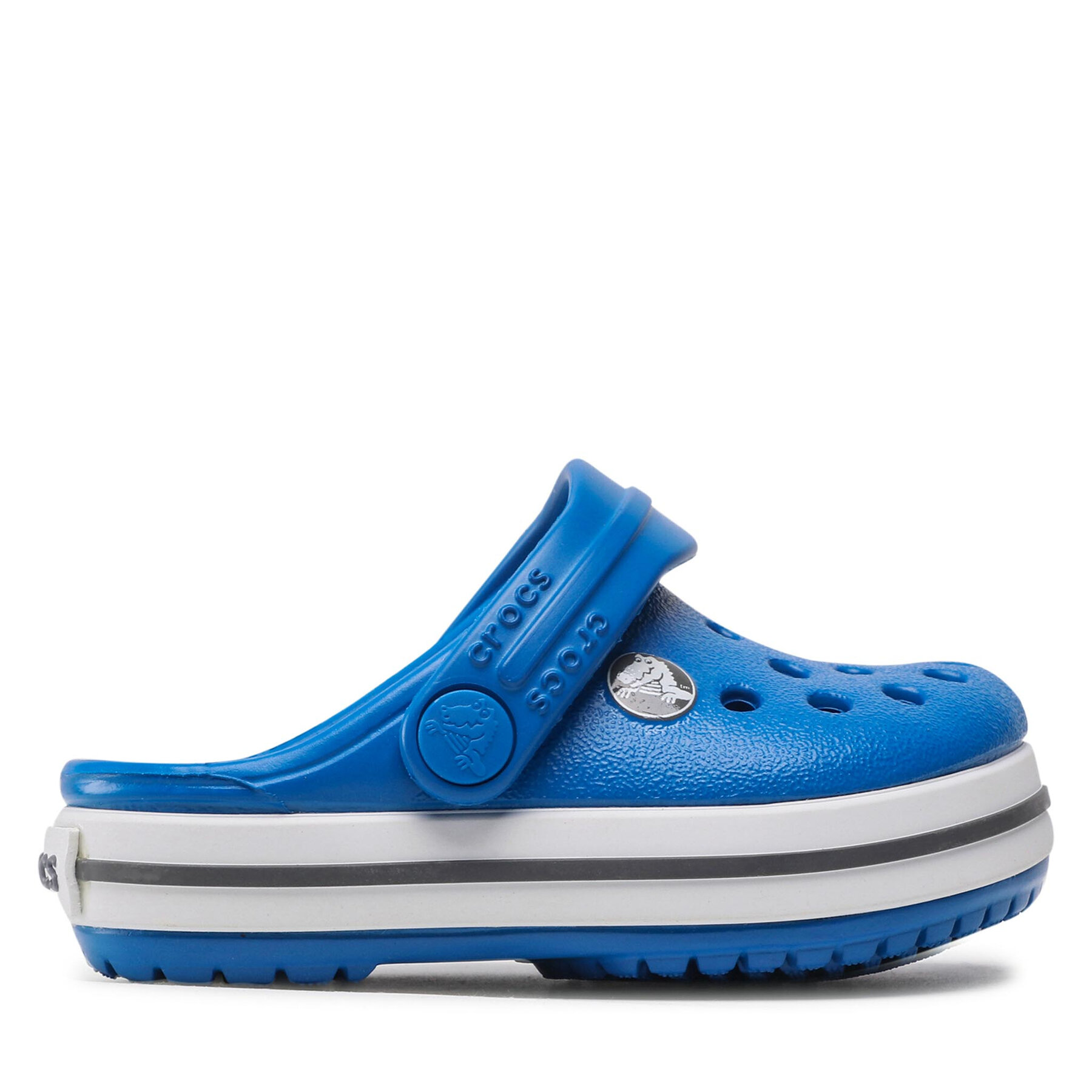 Pantoletten Crocs Crocband Clog T 207005 Bright Cobalt/Charcoal/Cobalt Brillant/Charbon von Crocs