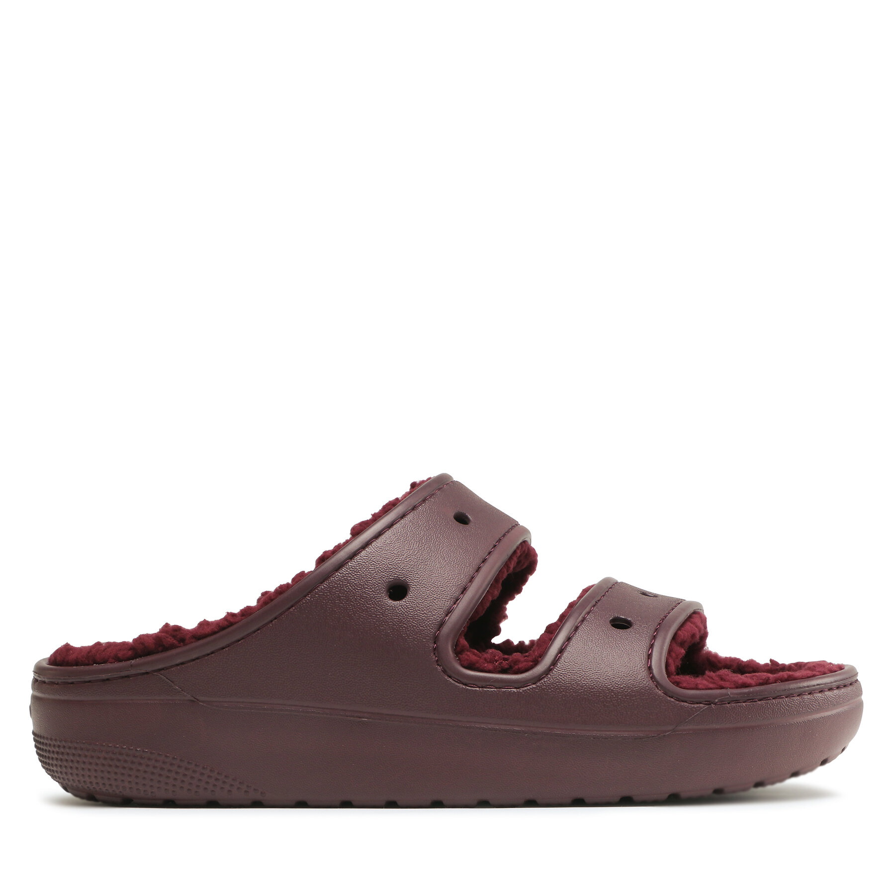 Pantoletten Crocs Crocs Classic Cozzy Sandal 207446 Dark Cherry 6WD von Crocs