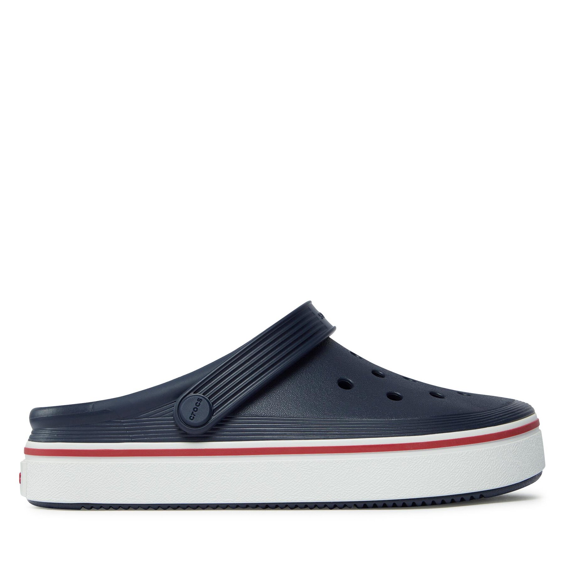 Pantoletten Crocs Crocs Crocband Clean Clog 208371 Navy 410 von Crocs