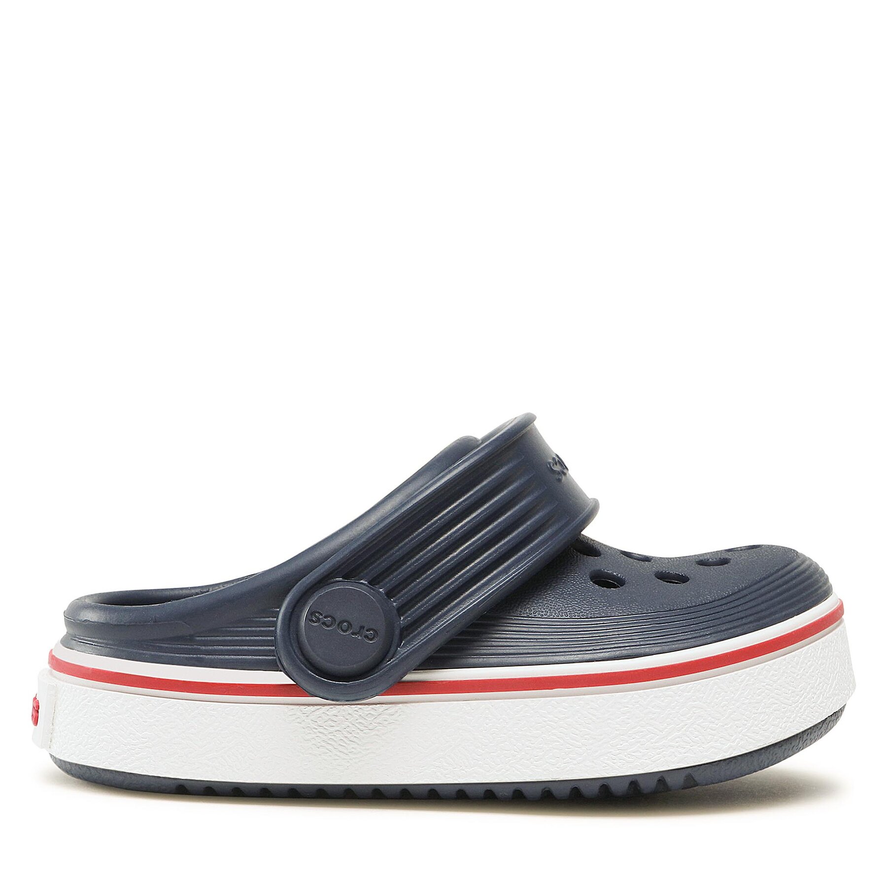 Pantoletten Crocs Crocs Crocband Clean Clog T 208479 Navy/Pepper 4CC von Crocs