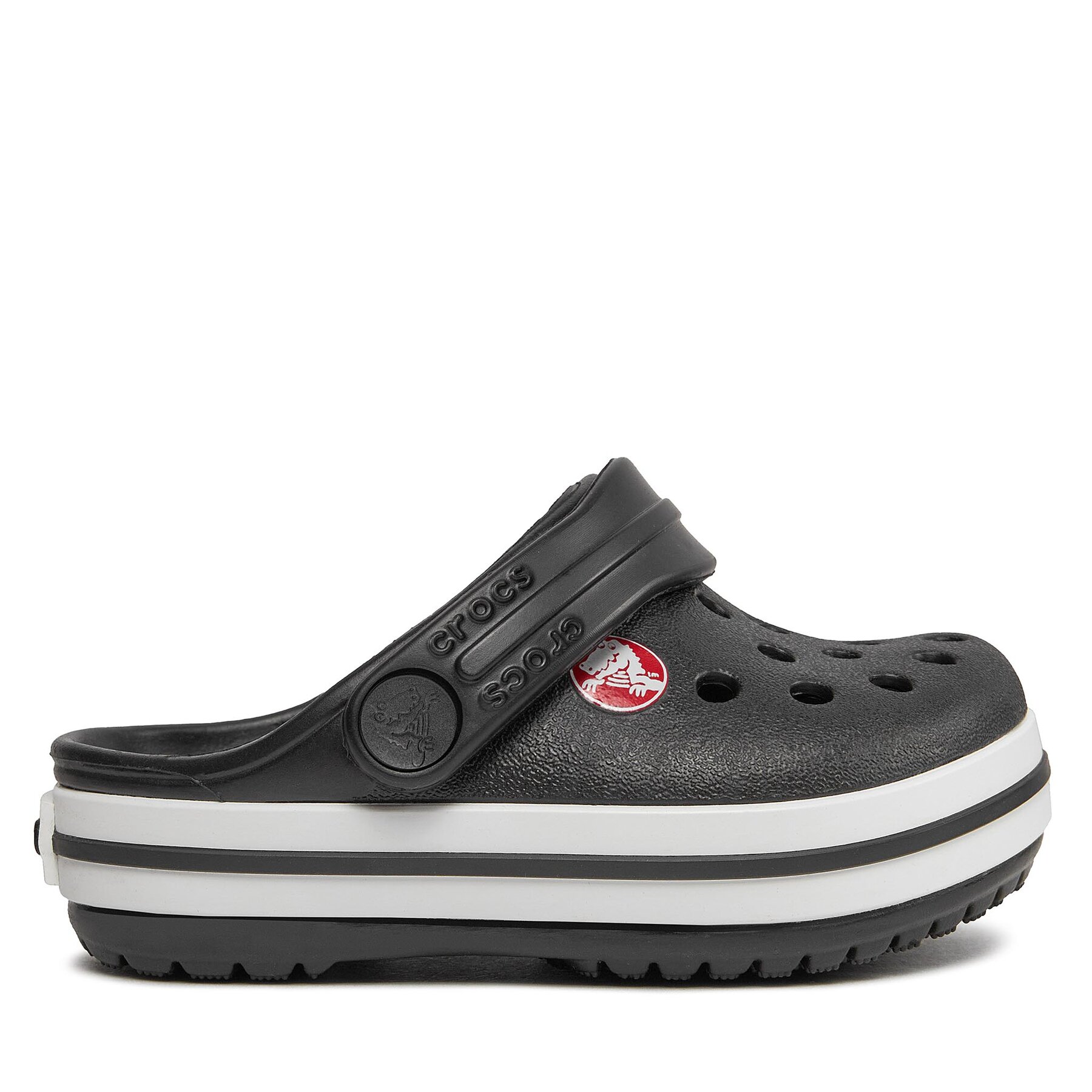 Pantoletten Crocs Crocs Crocband Kids Clog T 207005 Black 001 von Crocs