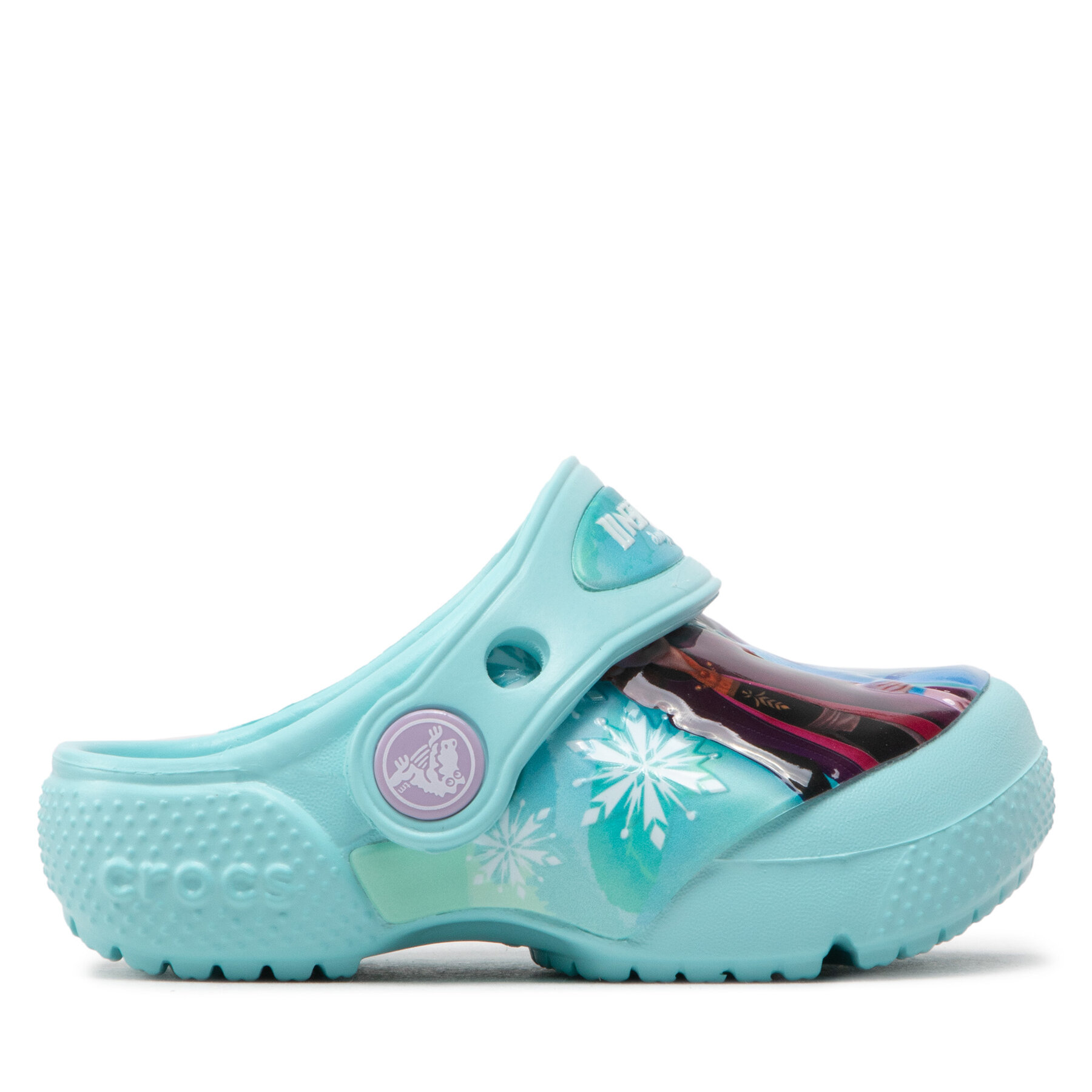 Pantoletten Crocs FROZEN Fl Disney Frozen II Clog T 206804 Ice Blue von Crocs